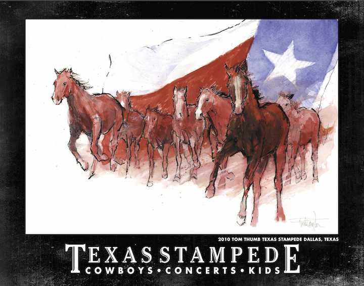 2010 Texas Stampede ALT Poster